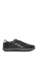 Men's Black Leather Sneaker | Derimod