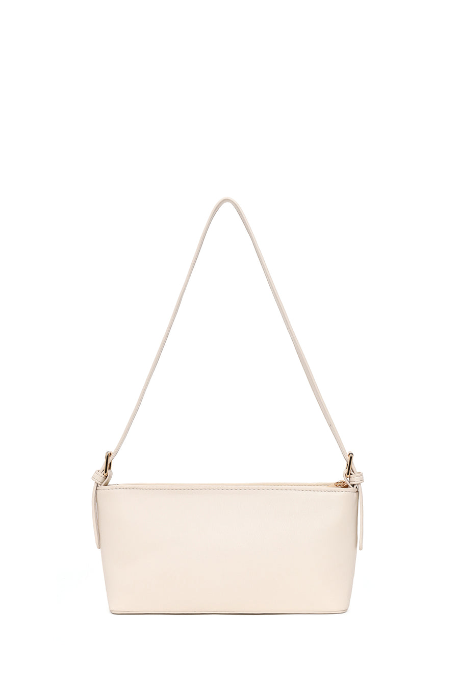 Woman Cream Knit Shoulder Bag