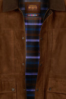 Ranger Male Brown Oversize Suede Jacket | Derimod