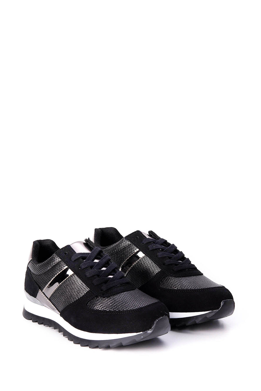 Kadın Süet Detaylı Sneaker