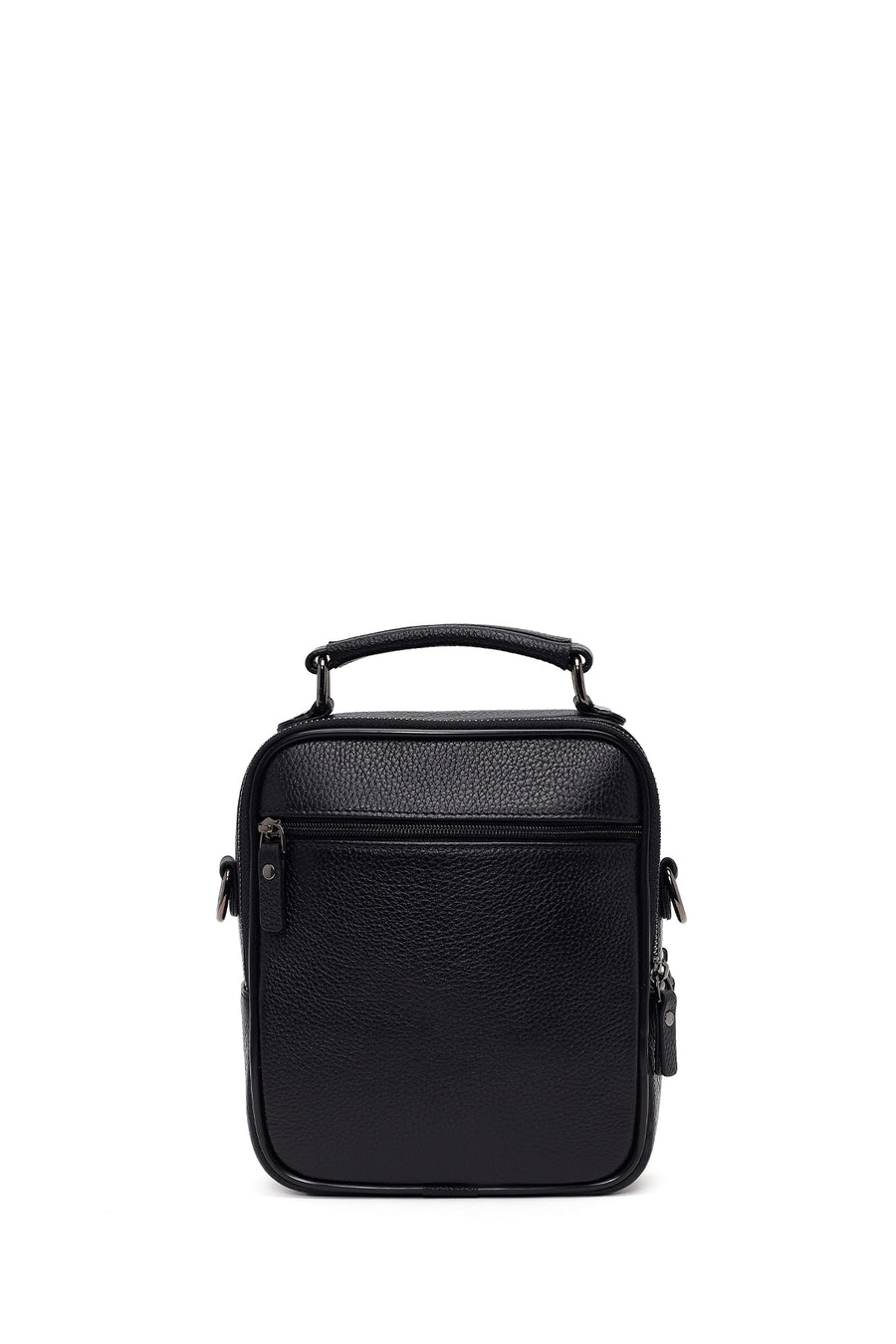 Male Black Leather Handbag