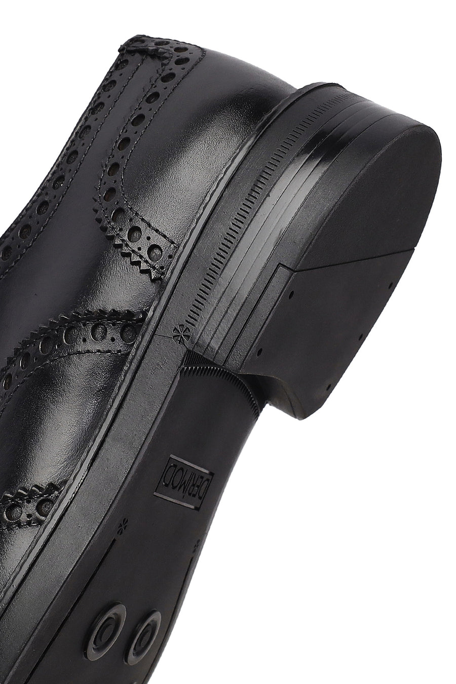 Men's Black Lace-up Leather Casual Shoes