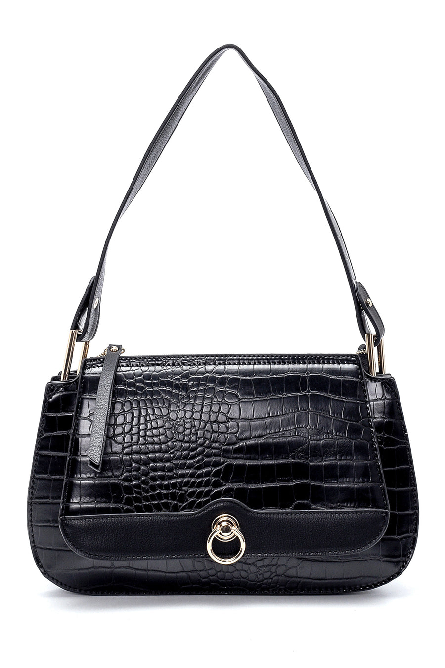 Women's Crocodile Patterned Shoulder Bag