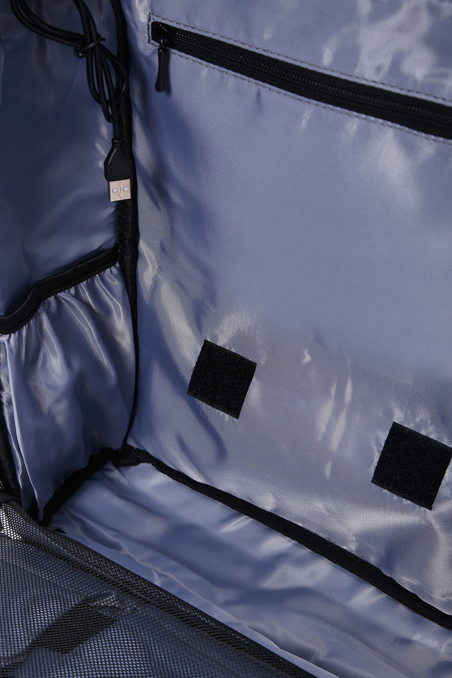 D-Pack Unisex Black Technological Fabric Backpack