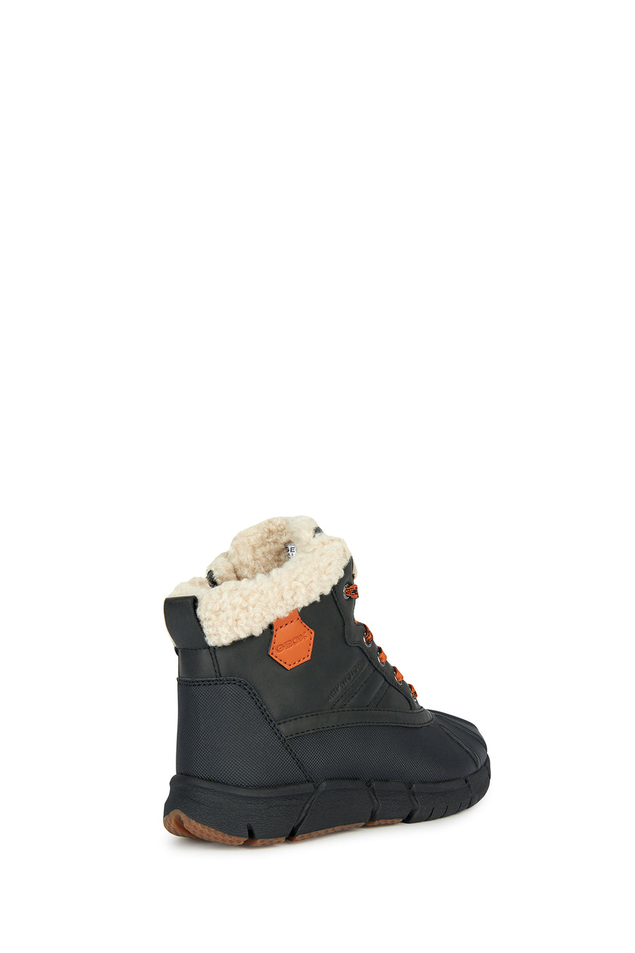 Geox Boy Black Flexyper Abx Laced Waterproof Boots