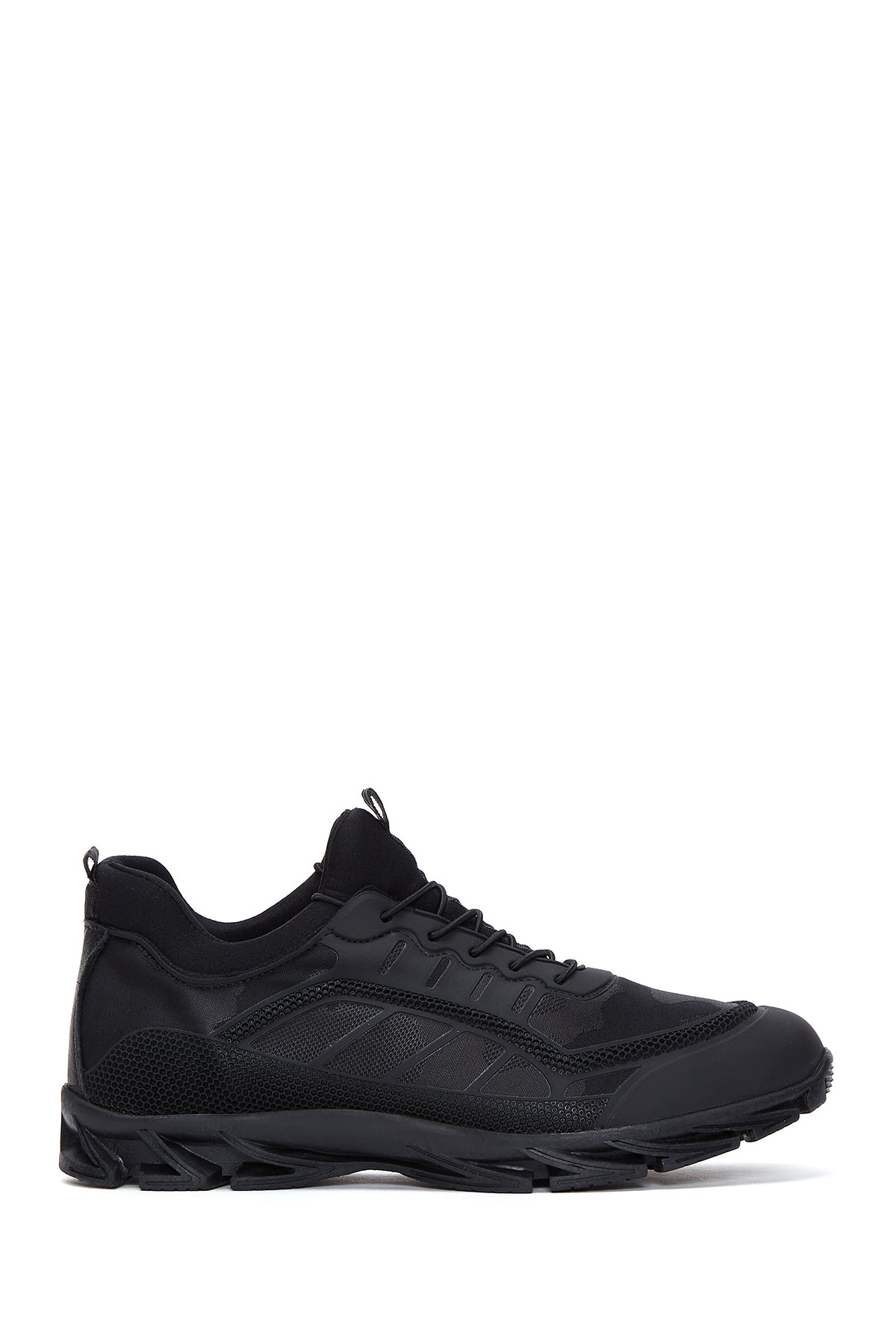 Men's Black Leather Casual Sneaker 23WFD620114 | Derimod