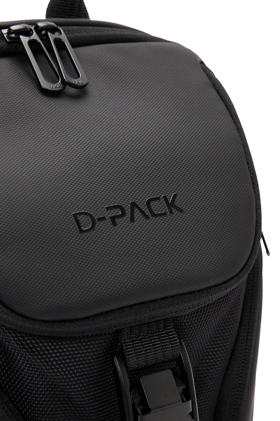 D-Pack Men's Black Long Strap Shoulder Bag