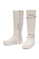 Women's Cream Rain Boots | Derimod