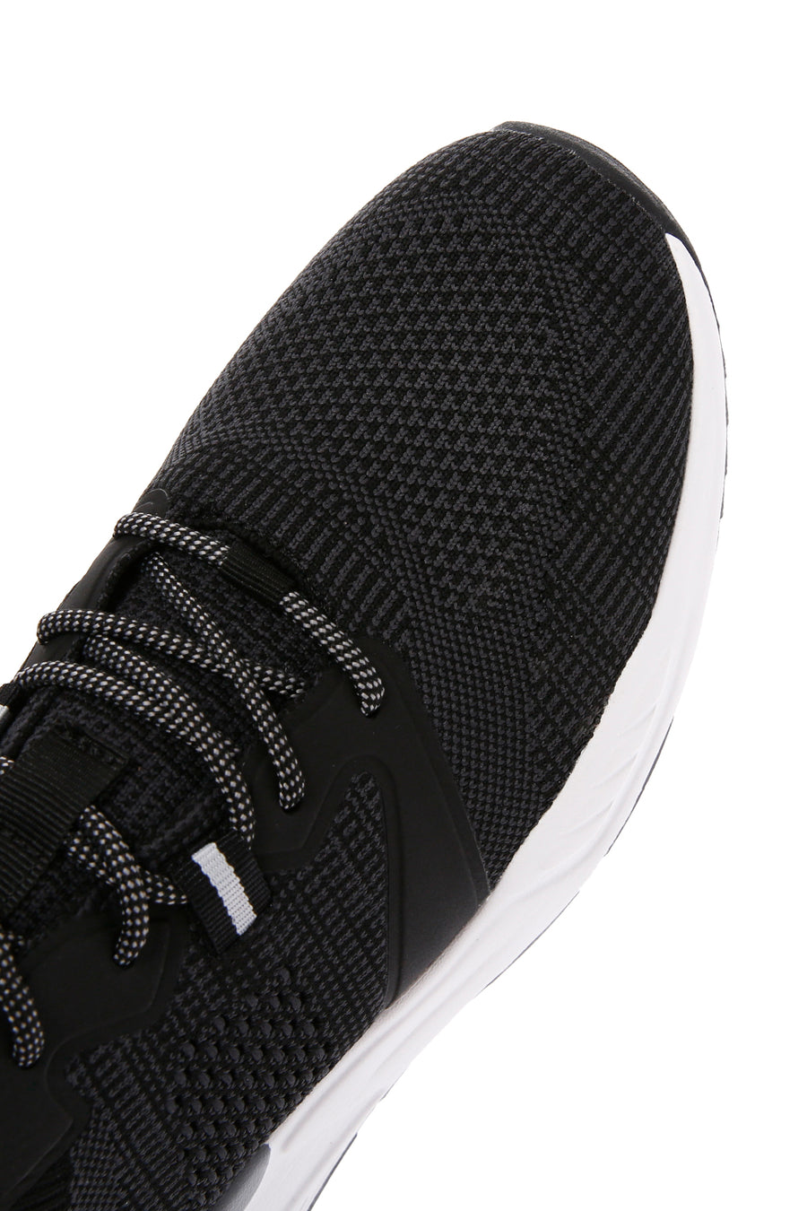 Derimod Zero Men's Black Lace-Up Thick Soled Fabric Sneaker