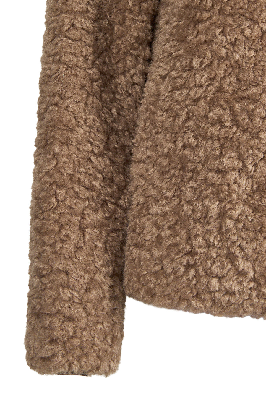 Lamolina Woman Beige Short Teddy Coats