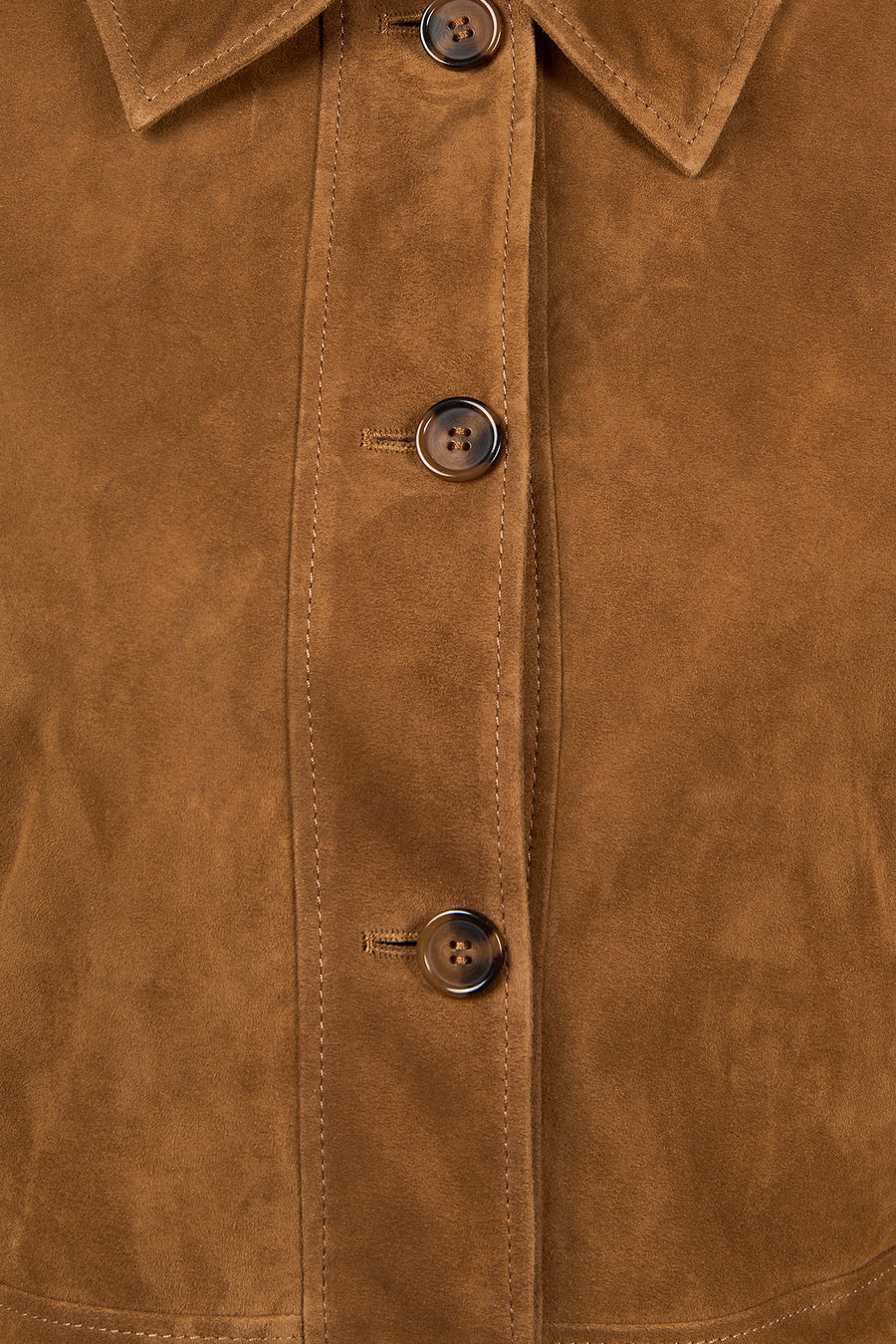 Tiffany Woman Whisky Short Suede Leather Jacket