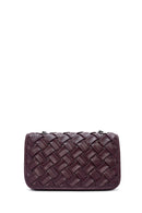 Women's Burgundy Long Strap Crossbody Bag | Derimod