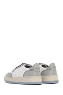 Men's Gray Leather Sneaker | Derimod