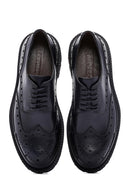 Men's Navy Blue Leather Casual Shoes | Derimod