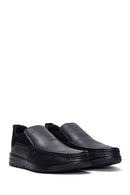 Men's Black Leather Casual Loafer | Derimod