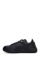 Women's Black Leather Sneaker | Derimod