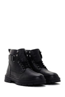 Men's Black Casual Leather Boots | Derimod