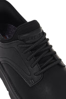 Skechers Men's Black Gervin Leather Sneakers | Derimod