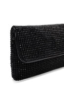 Women's Black Chain Strap Stone Crossbody Bag | Derimod