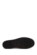 Kadın Taba Süet Deri Maskülen Loafer | Derimod