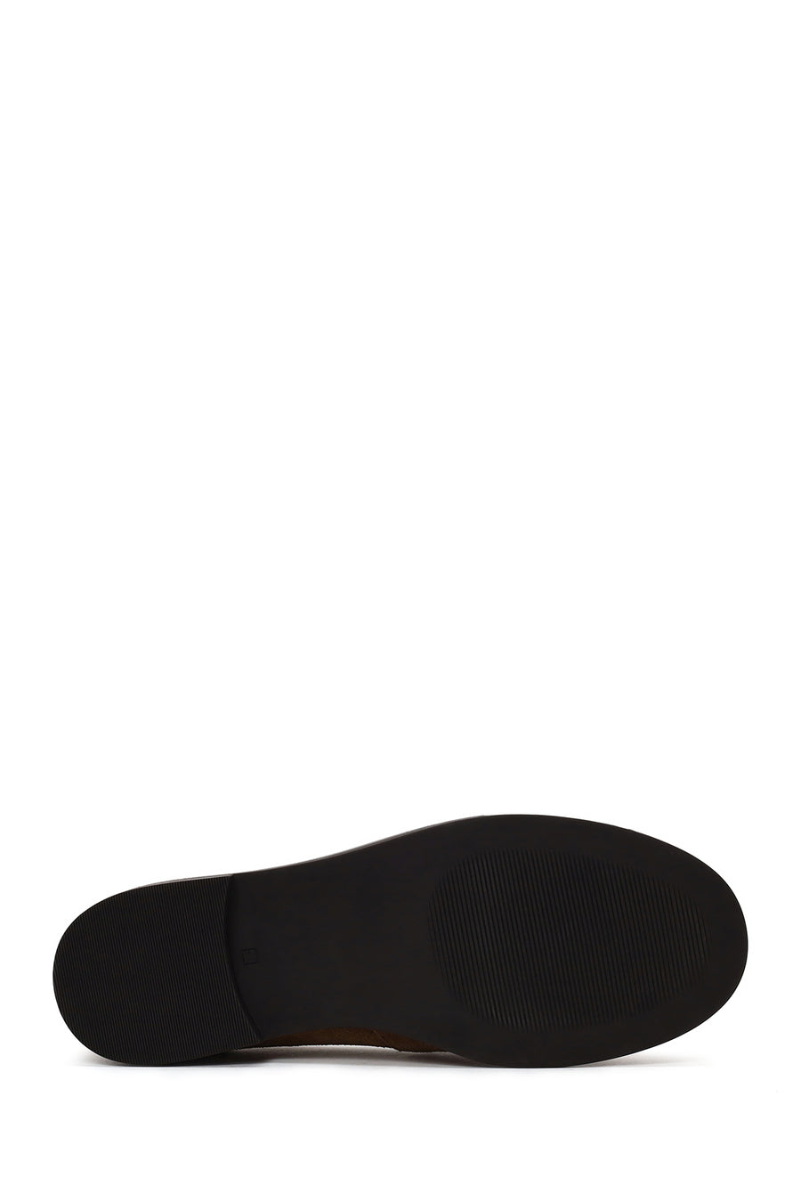 Woman Tan Suede Masculine Loafer