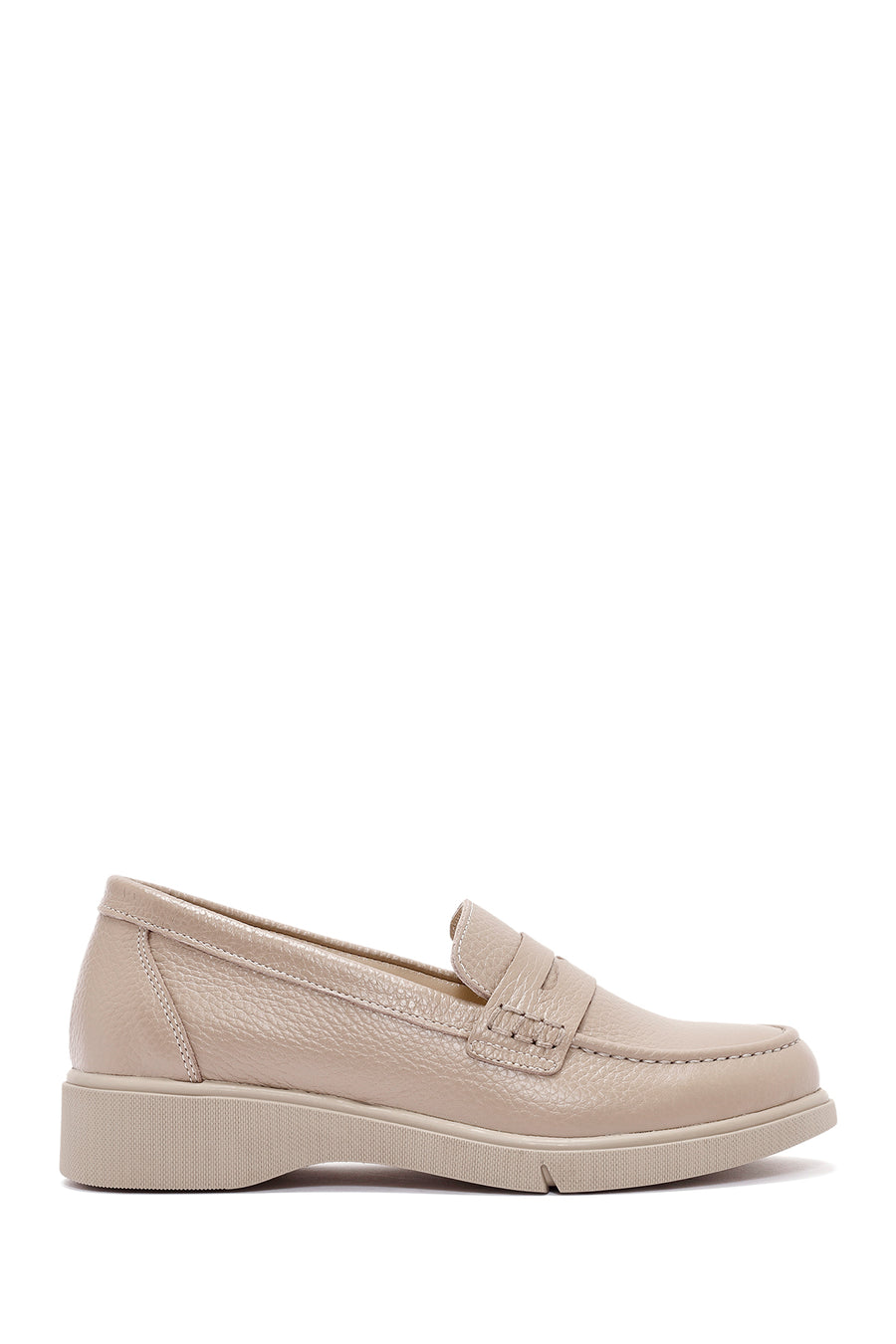 Kadın Vizon Deri Comfort Loafer 24WFD1516FT | Derimod