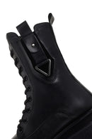 Women's Black Thick Soled Zippered Boots | Derimod