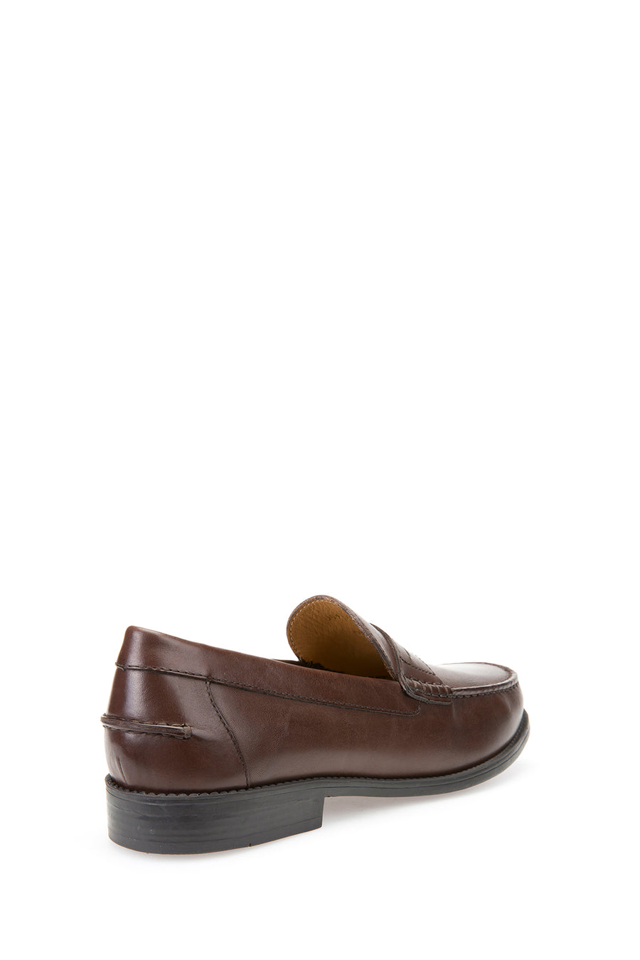 Geox Men's Brown New Damon Leather Loafer
