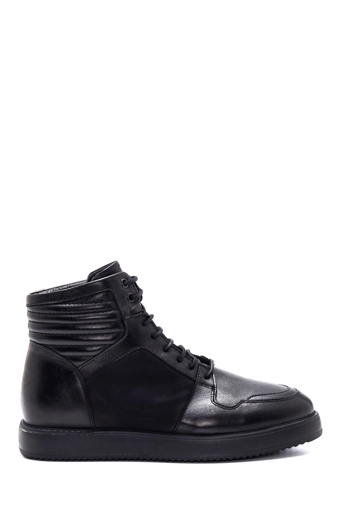 Men's Leather High Top Sneaker 21WFD618614 | Derimod