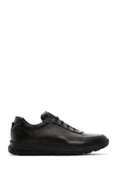 Men's Black Leather Casual Sneaker | Derimod