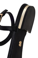 Woman Black Flip-Flop Sandal | Derimod