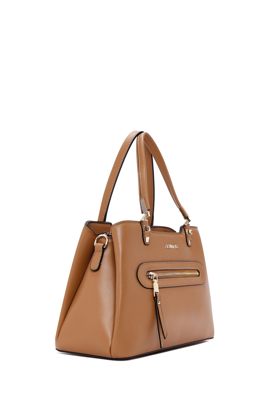 Women's Tan Long Strap Shoulder Bag