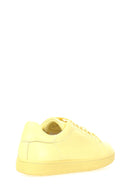 Yellow Women's Leather Sneaker | Derimod