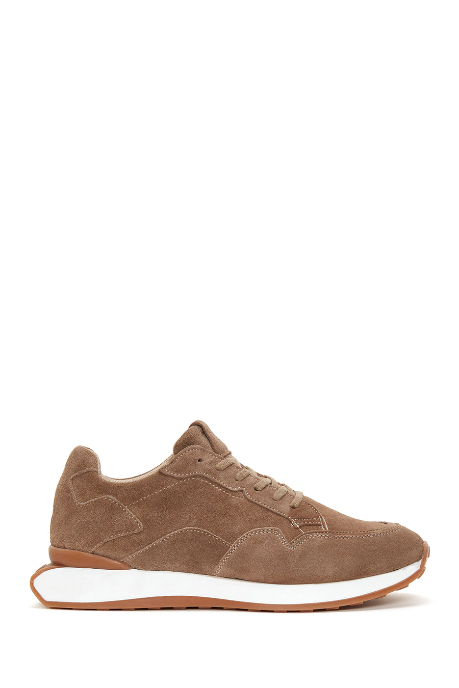 Men's Leather Suede Sneaker 22WFD624310 | Derimod