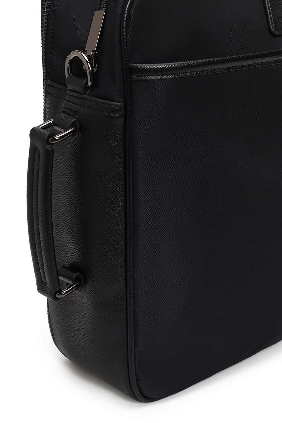 Male Black Fabric Briefcase