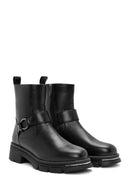 Women's Black Zipper Boots | Derimod