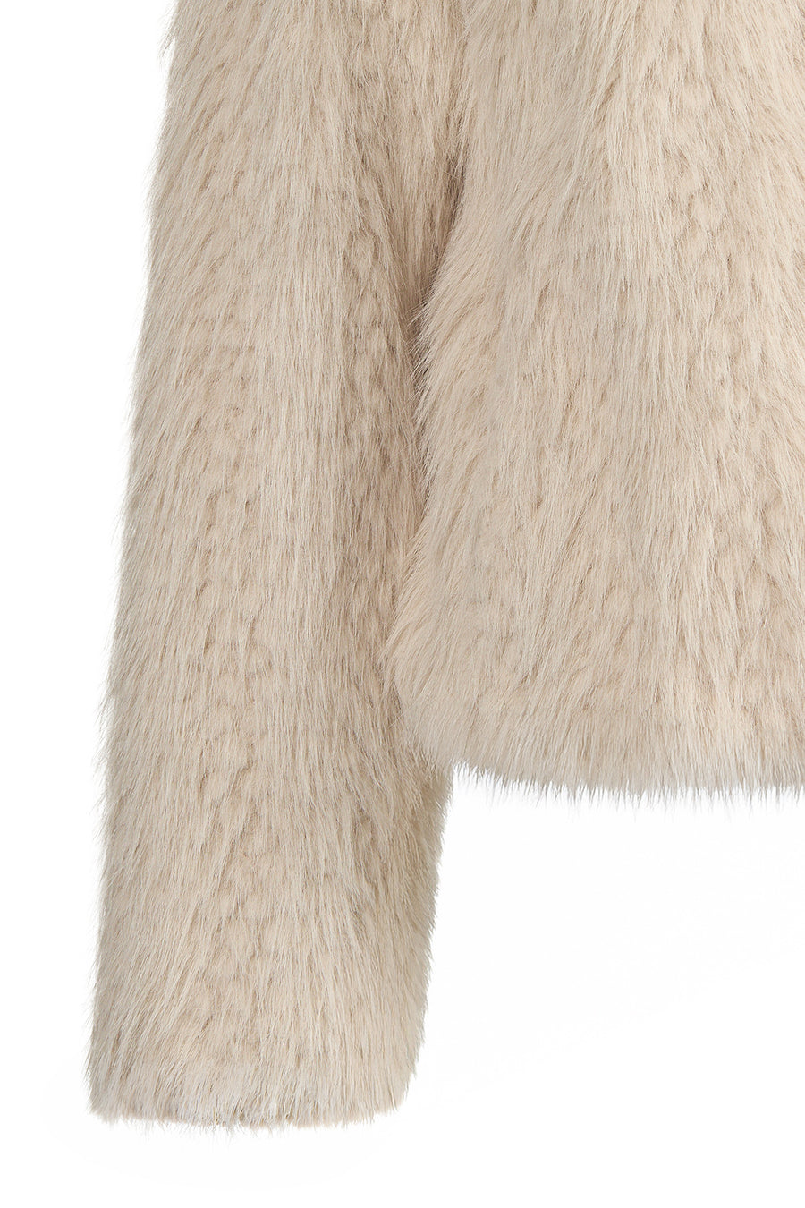Andermatt Woman White Short Teddy Coats