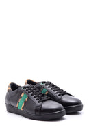 Women's Leopard Detailed Leather Sneaker | Derimod