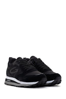 Alberto Guardiani Women's Black Wen Thick Soled Stone Sneaker | Derimod