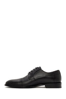 Men's Black Laced Leather Classic Shoes | Derimod