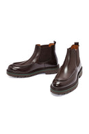 Men's Brown Leather Chelsea Boots | Derimod