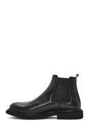 Men's Black Leather Chelsea Boots | Derimod