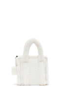 Women's Beige Long Strap Plush Crossbody Bag | Derimod