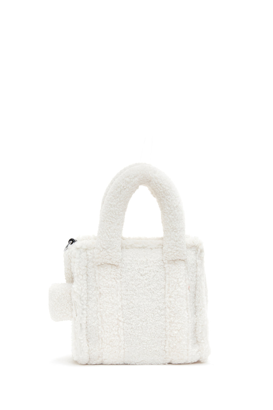 Women's Beige Plush Handbag