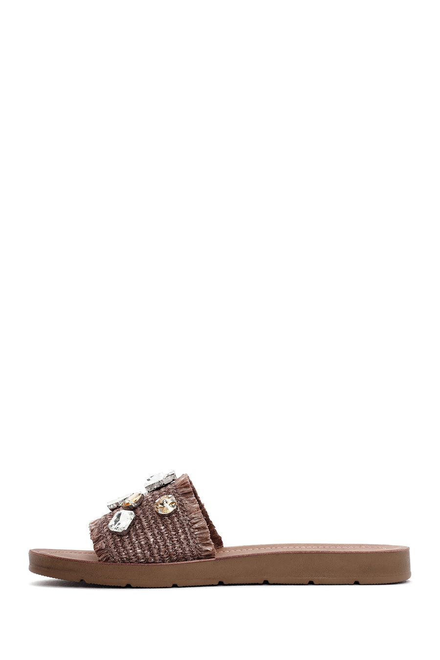 Women's Brown Stone Knitted Slippers