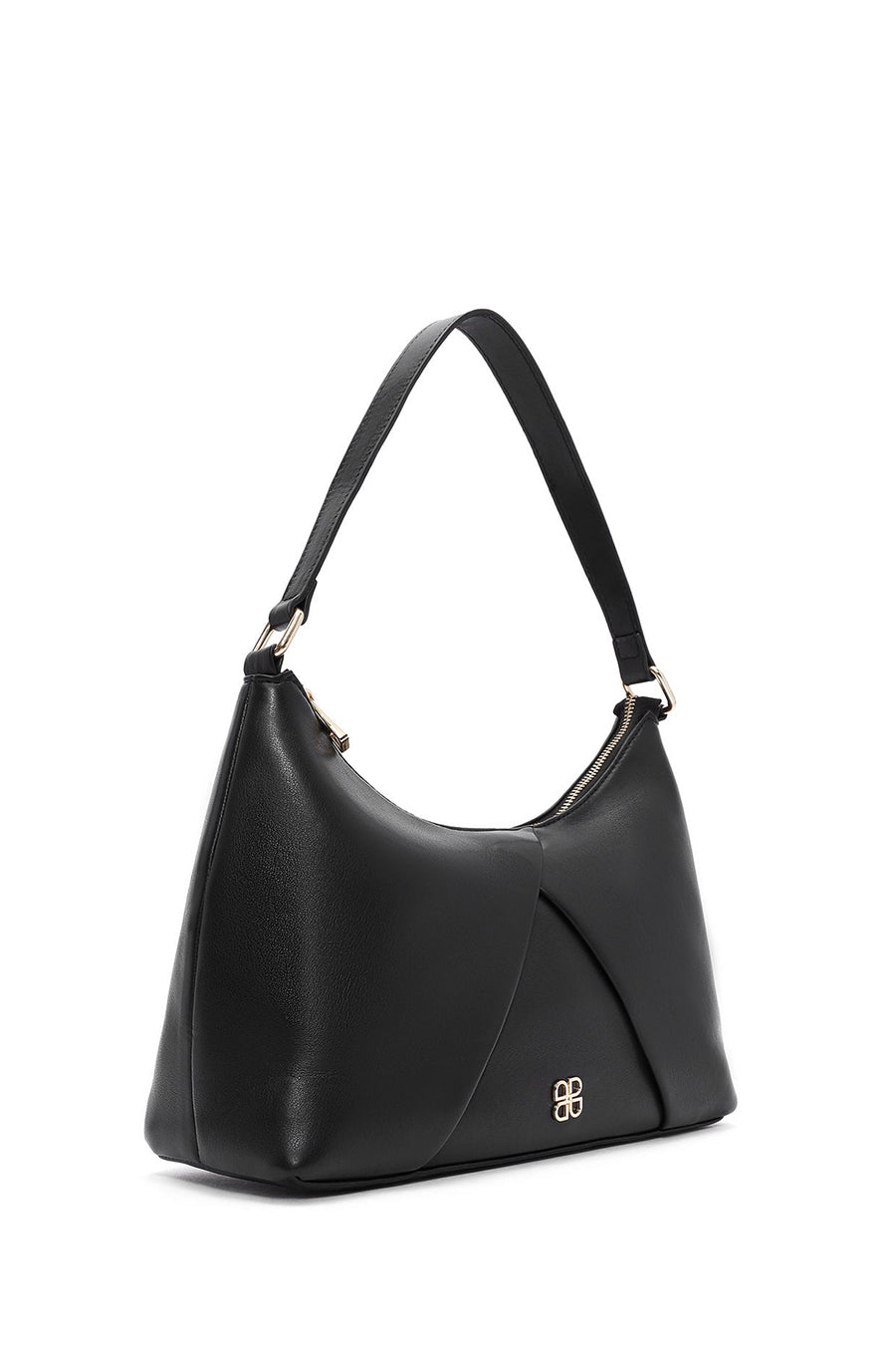 Women's Black Long Strap Shoulder Bag