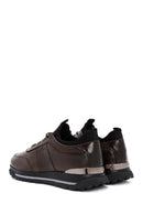 Men's Brown Lace-Up Leather Casual Sneaker | Derimod