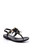 Women's Shell Detailed Sandals | Derimod