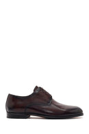 Derimod Black Male Brown Lace-Up Classic Leather Shoes | Derimod