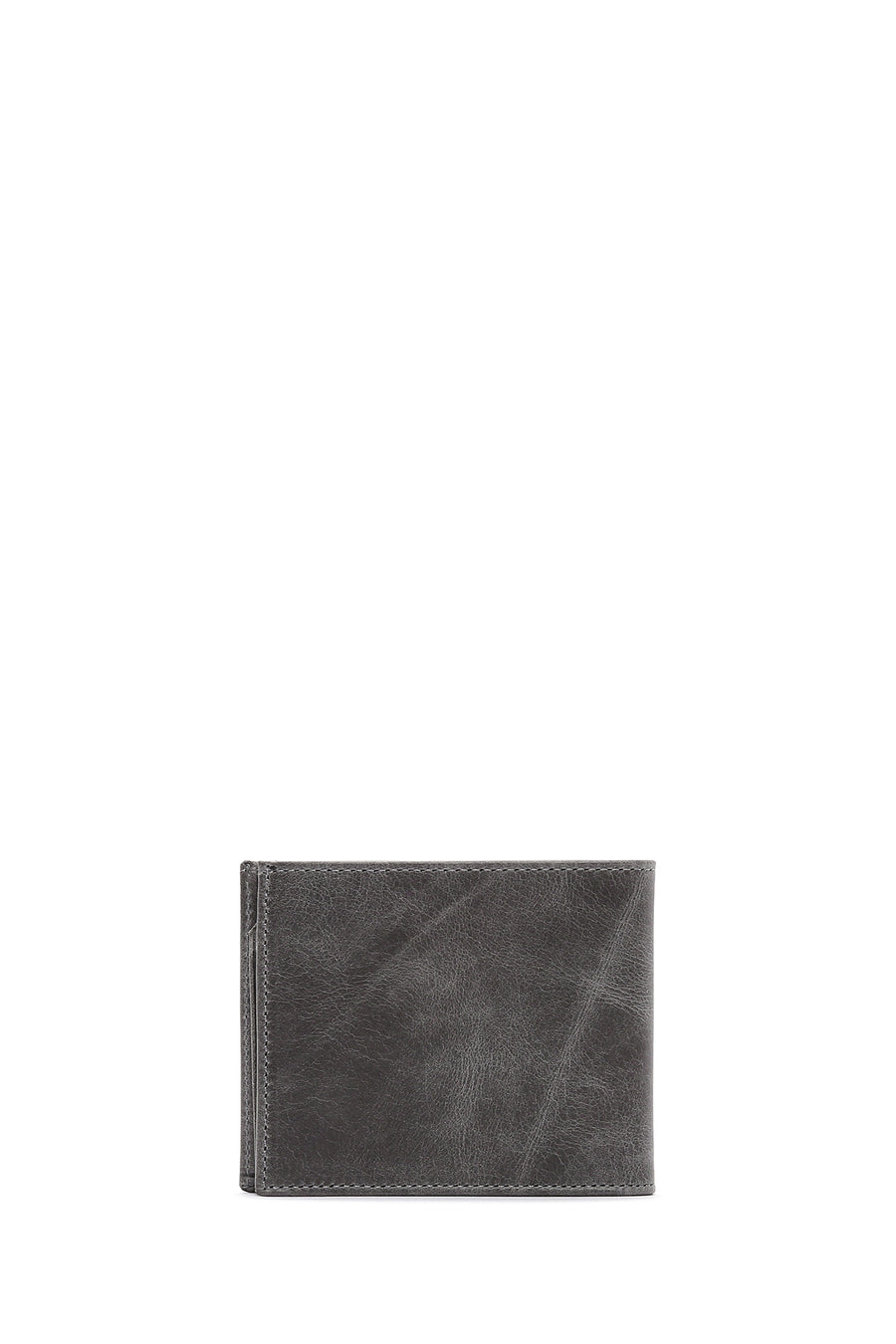 Men's Gray Leather Wallet